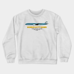 Boeing B777-300ER - Cathay Pacific Airways "Asia's World City" Crewneck Sweatshirt